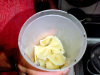 Bugs eat more of the pasta than we do!