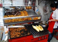 Street food, Cerro Monserrate, Bogota, Colombia Street food, Cerro Monserrate, Bogota, Colombia