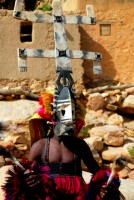 Dogon mask dance, village of Tireli, Dogon Country, Mali, Africa Dogon mask dance, village of Tireli, Dogon Country, Mali, Africa