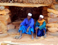 Village elders,  Dogon village of Songo, Mali, Africa