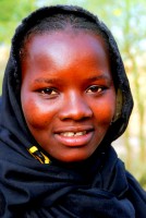 Bozo girl, Niger River, Mali, Africa