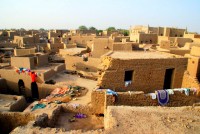 The rooftops of Djenne, Mali, Africa