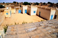Peace camp hotel, Timbuktu, Mali, Africa Peace camp hotel, Timbuktu, Mali, Africa