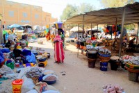 Timbuktu market, Mali, Africa Timbuktu market, Mali, Africa