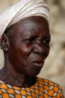 Dogon woman, village of Nombori, Dogon Country, Mali, Africa Dogon woman, village of Nombori, Dogon Country, Mali, Africa