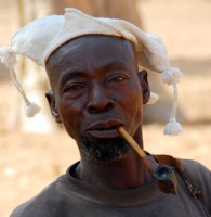Dogon man, Ireli, Mali, West Africa