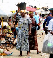 Kejetia market, Kumasi, Ghana, Africa