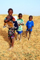 Bozo children, Niger River, Mali, West Africa