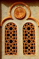 Geometric designs, Mosquee Saudique, Nouakchott, Mauritania Geometric designs, Mosquee Saudique, Nouakchott, Mauritania