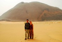 This isn't Ayer's Rock. We must have taken a wrong turn. Ben Amira, Mauritania, Africa
