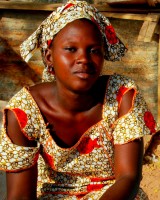 Stall holder, Tambacounda market, Senegal, Africa