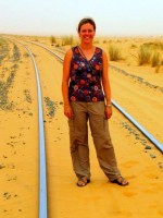 We found the train tracks, Mauritania, Africa