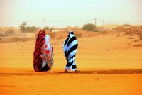 Afternoon stroll, Nouadhibou, Mauritania, Africa
