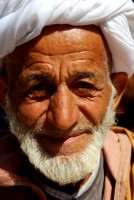 Arab beggar, Medina, Essaouira, Morocco, Africa