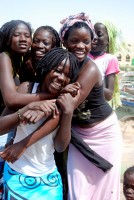 Girl Power, Guet N'Dar fishing village, Saint-Louis, Senegal, Africa