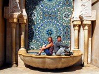 Fountain, Hassan II Mosque, Casablanca, Morocco, Africa