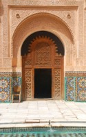 Ali ben Youssef medersa, Marrakesh, Morocco, Africa