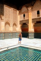 Ali ben Youssef medersa, Marrakesh, Morocco, Africa