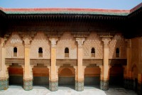 Ali ben Youssef medersa, Marrakesh, Morocco, Africa