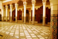 Dar Mnebhi palace (museum of Marrakesh), Morocco, Africa