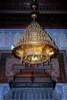 Chandalier, Dar Mnebhi palace (museum of Marrakesh), Morocco, Africa