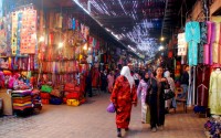 Marrakesh souq, Morocco, Africa