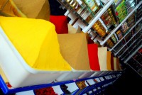 Spice mountains, Marrakesh souq, Morocco, Africa