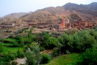 Berber village, High Atlas Mountains, Morocco, Africa
