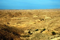 The hills around Matmata, Tunisia, Africa