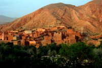 Berber village, Dades Gorge, Morocco, Africa