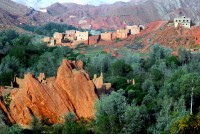 Berber village, Dades Gorge, Morocco, Africa