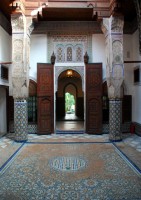 Entrance, Dar Jamai Museum, Meknes, Morocco, Africa Entrance, Dar Jamai Museum, Meknes, Morocco, Africa