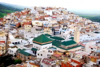 Moulay Idriss mausoleum, Moulay Idriss, Morocco, Africa