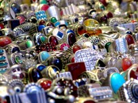 Jewlry anyone? Marrakesh souq, Morocco, Africa