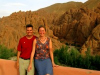 Rod and Christi, Dades Gorge, Morocco, Africa
