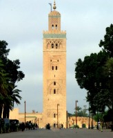 The Koutoubia Mosque, Djemma el-Fna, Marrakesh, Morocco, Africa