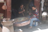 Ironmongery market, Fes el Bali, Morocco, Africa