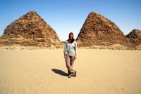 The pyramids of Napata at Nuri, Sudan, Africa