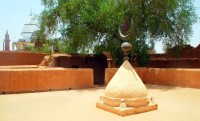 Original cupola from the Madhi's tomb, Khalifa's Museum, Omdurman, Sudan, Africa