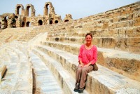 The amphitheater at El Jem, Tunisia, Africa