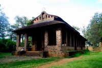 Debre Birhan Selassie church, Gondar, Ethiopia, Africa