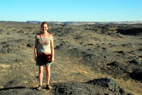It's not all palm trees at the Bahariya Oasis, Western desert, Egypt, Africa