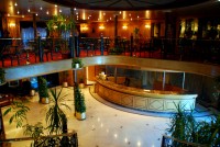 Lobby, the Nile Story houseboat, Nile River, Egypt, Africa