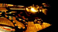 The gold tomb of Tutankhamun, Egyptian Museum, Cairo, Egypt, Africa