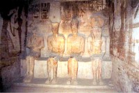 Sanctuary (Ptah, Amun, Ra-Horakhty, Ramses II), Great Temple of Abu Simbel, Egypt, Africa