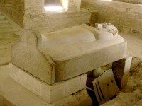 Sarcophagus, Tomb of Pharaoh Merneptah, Valley of the Kings, Egypt, Africa