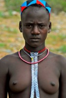 Tsemay girl, Rift Valley, southern Ethiopia, Africa