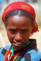 Oromo girl, Harar, Ethiopia, Africa
