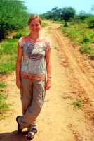 The road to the village of Korcho, Lower Omo Valley, Ethiopia, Africa