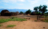 Arbore village, Rift Valley, southern Ethiopia, Africa